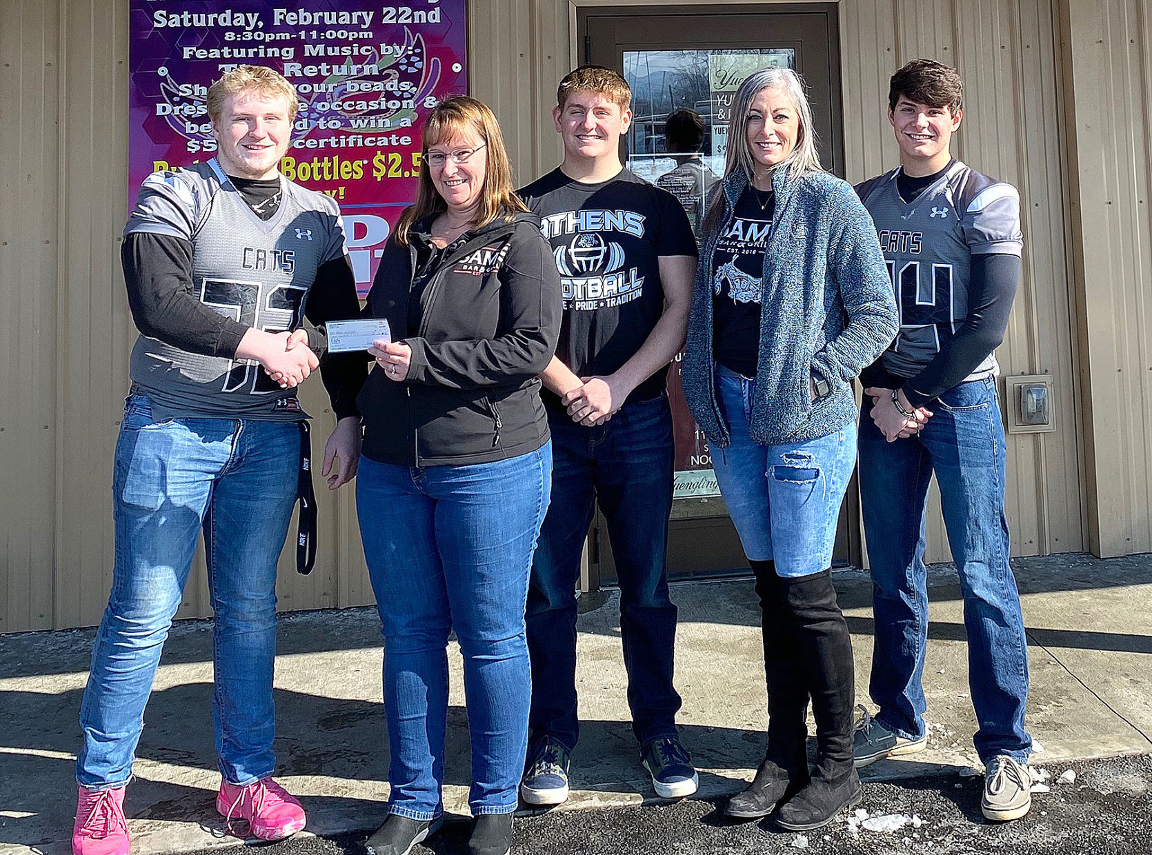 Sam’s donates to Athens football program